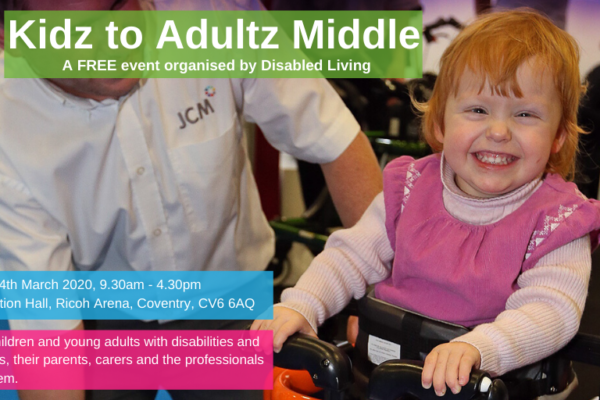 Kidz to Adultz middle – Ericsson Exhibition Hall, Ricoh Arena, Coventry, CV6 6AQ on Wednesday 4th March 2020